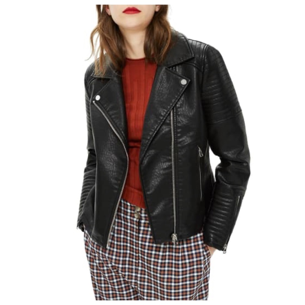 Topshop Rosa Biker Jacket